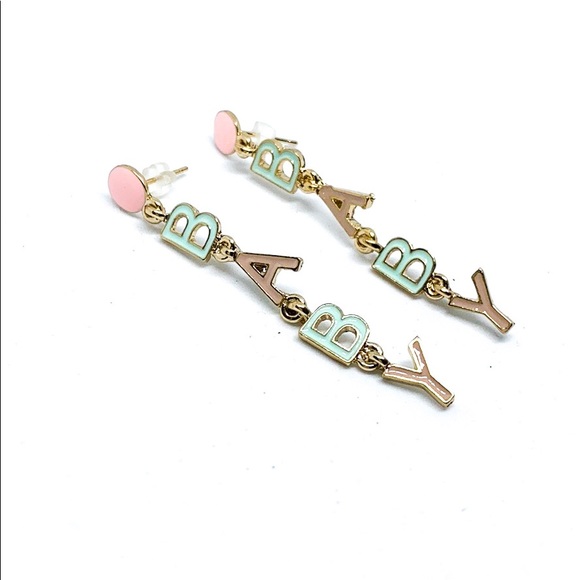 Pastel Baby Enamel Dangle Earring - Picture 1 of 5